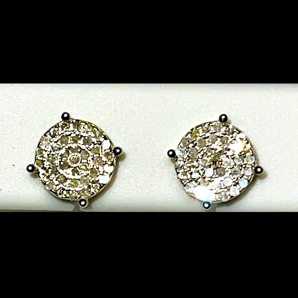 Round Certified Real Diamond Earrings 13 Ct Sale